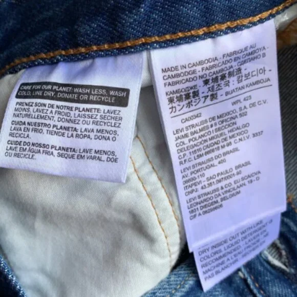 New Levi’s 501 Denim Shorts NWOT - Picture 5 of 8